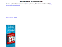 Tablet Screenshot of nieruchomosci.bogactwo.com